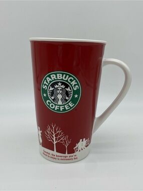 Starbucks Holiday 2006 Red 16 oz Mug